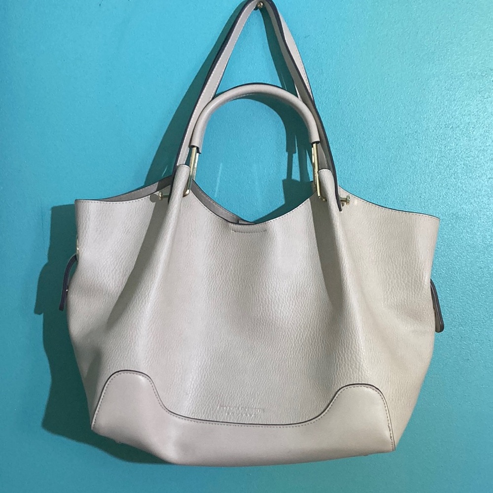 Sondra Roberts Squared large faux leather bag.